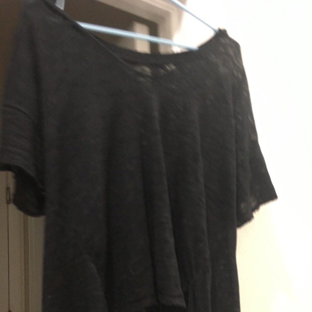We The Free Black Blouse